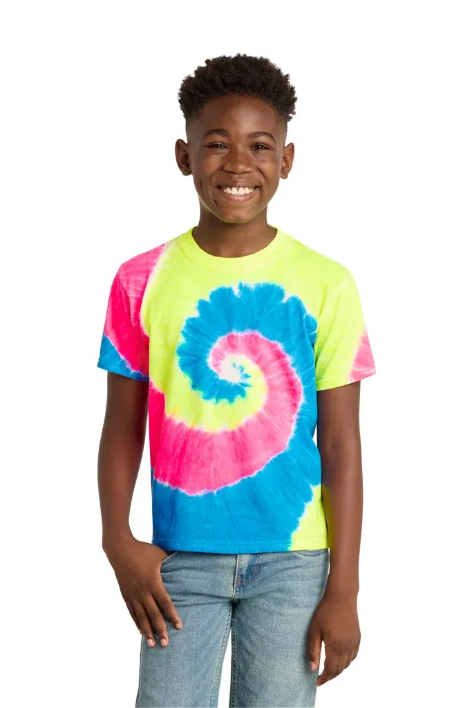 Port & Co Youth Tie-Dye Tee. PC147Y - additional view 18