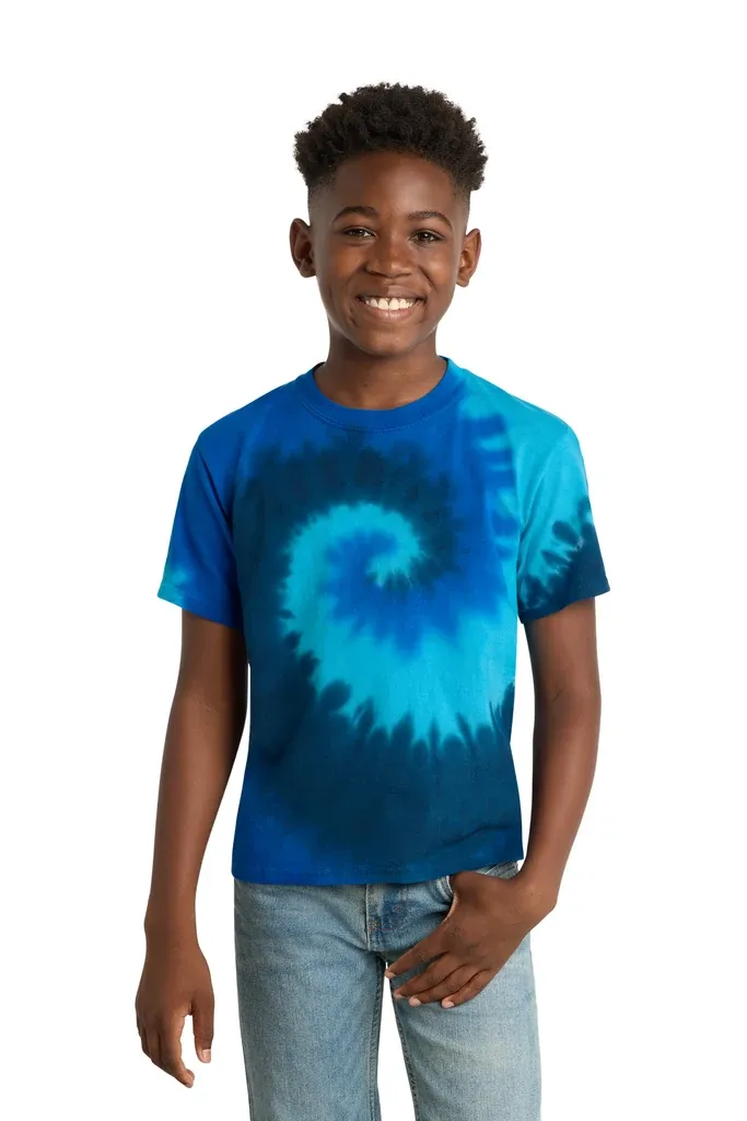 Port & Co Youth Tie-Dye Tee. PC147Y - additional view 3