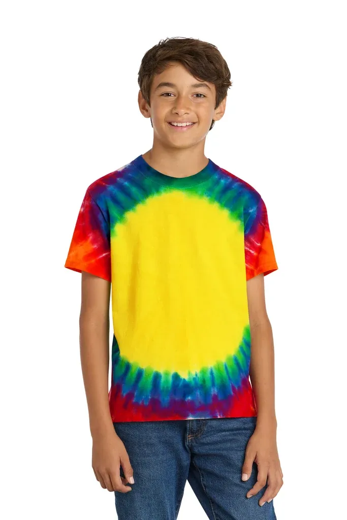Port & Co Youth Window Tie-Dye Tee. PC149Y - additional view 1
