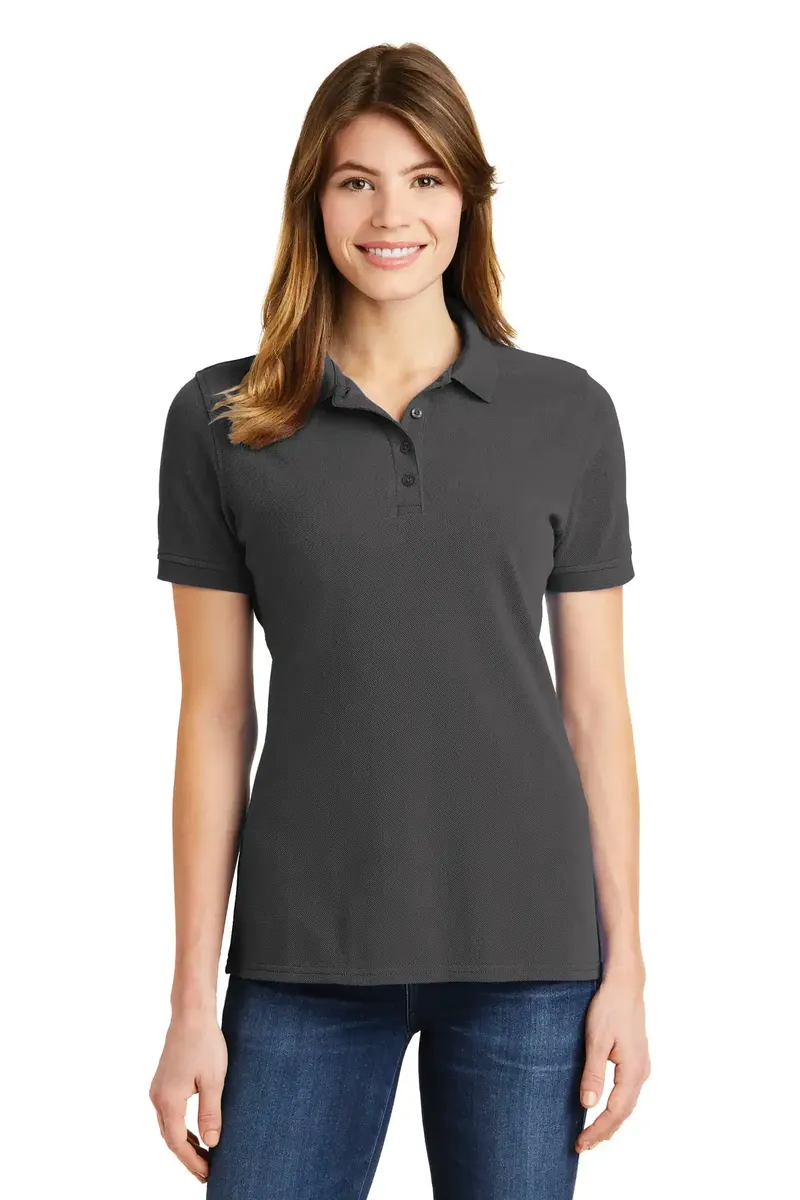 Port & Company® Ladies Combed Ring Spun Pique Polo. LKP1500 - additional view 3