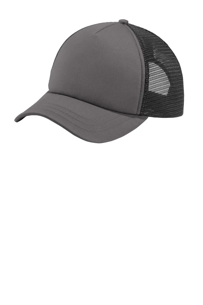Port Authority ® 5-Panel Twill Foam Trucker Cap. C936 - additional view 2