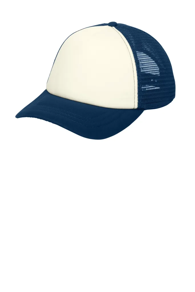 Port Authority ® 5-Panel Twill Foam Trucker Cap. C936 - additional view 1