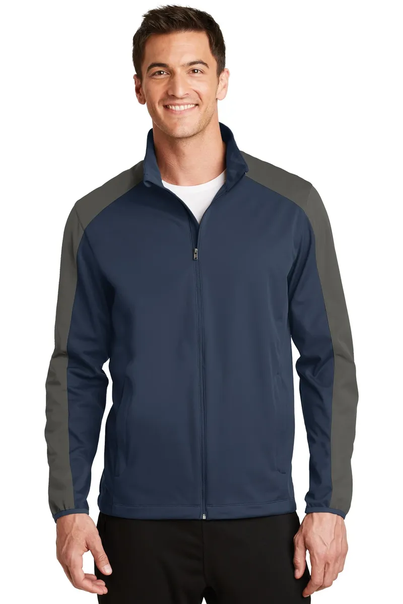 Port Authority® Active Colorblock Soft Shell Jacket. J718 - additional view 2