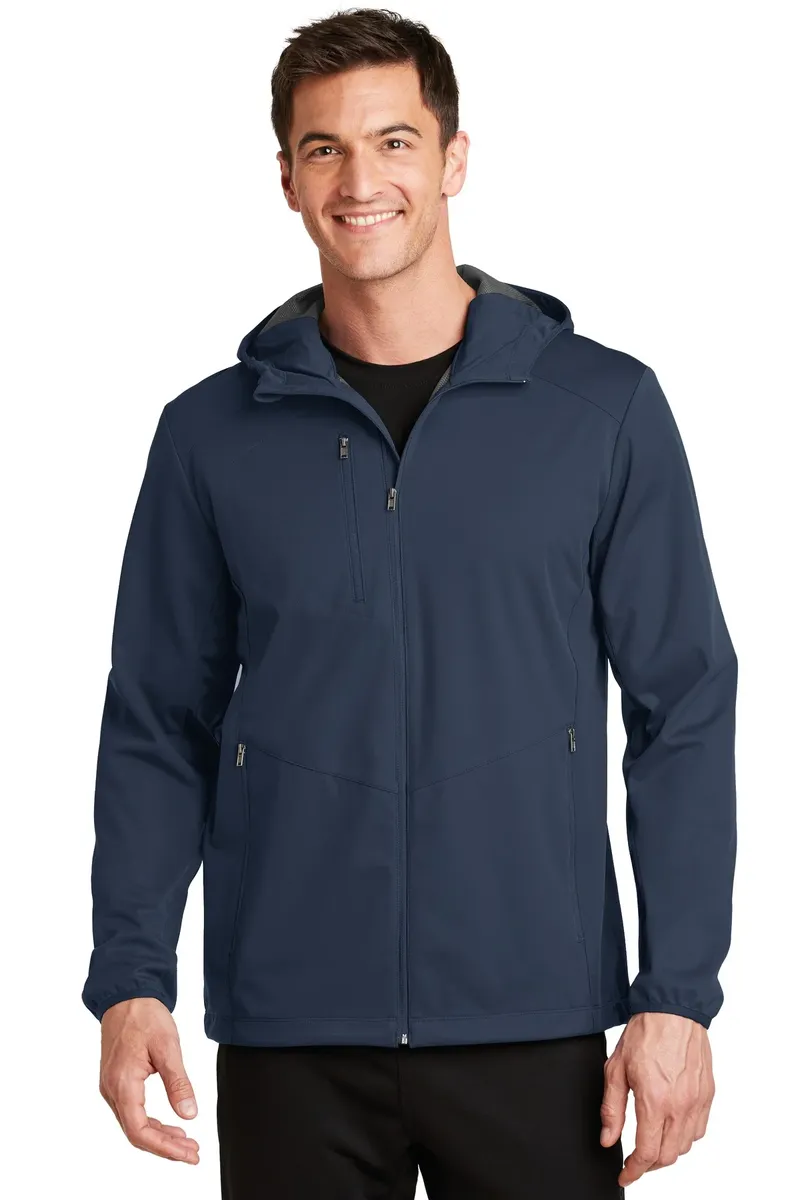 Port Authority® Active Hooded Soft Shell Jacket. J719 - additional view 1