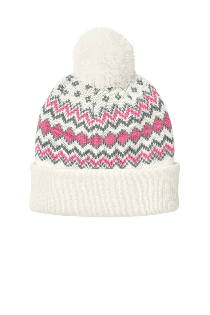 Port Authority® Alpine Pom Beanie C991 - additional view 2