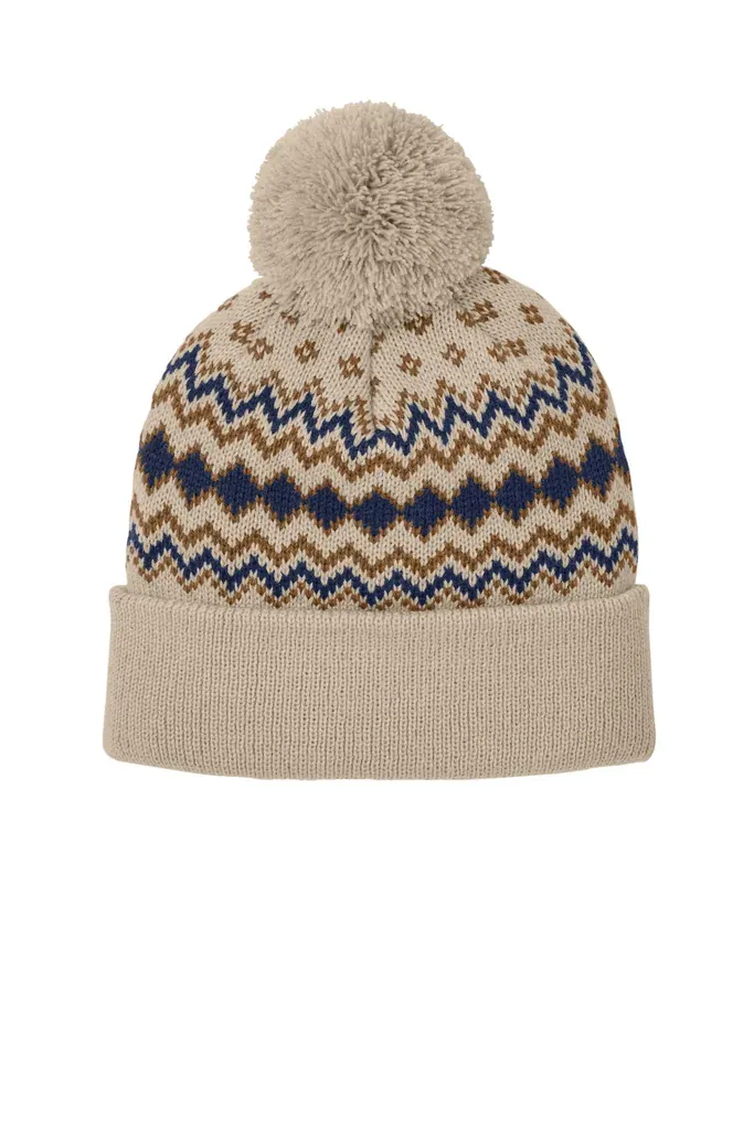 Port Authority® Alpine Pom Beanie C991 - additional view 5