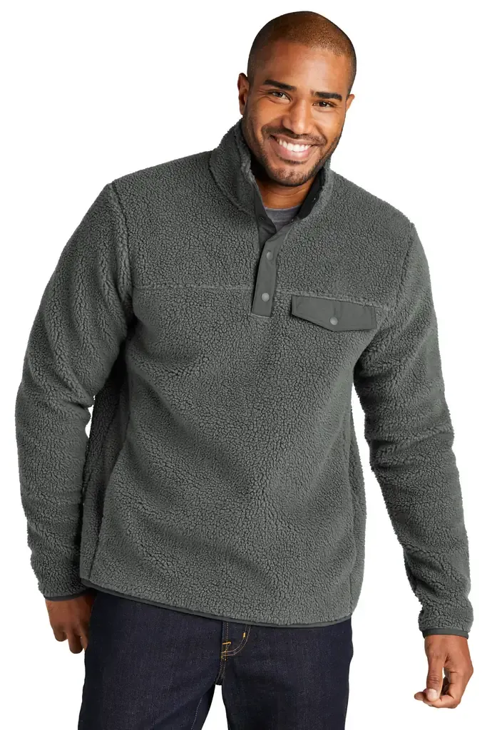 Port Authority® Camp Fleece Snap Pullover F140 - additional view 1