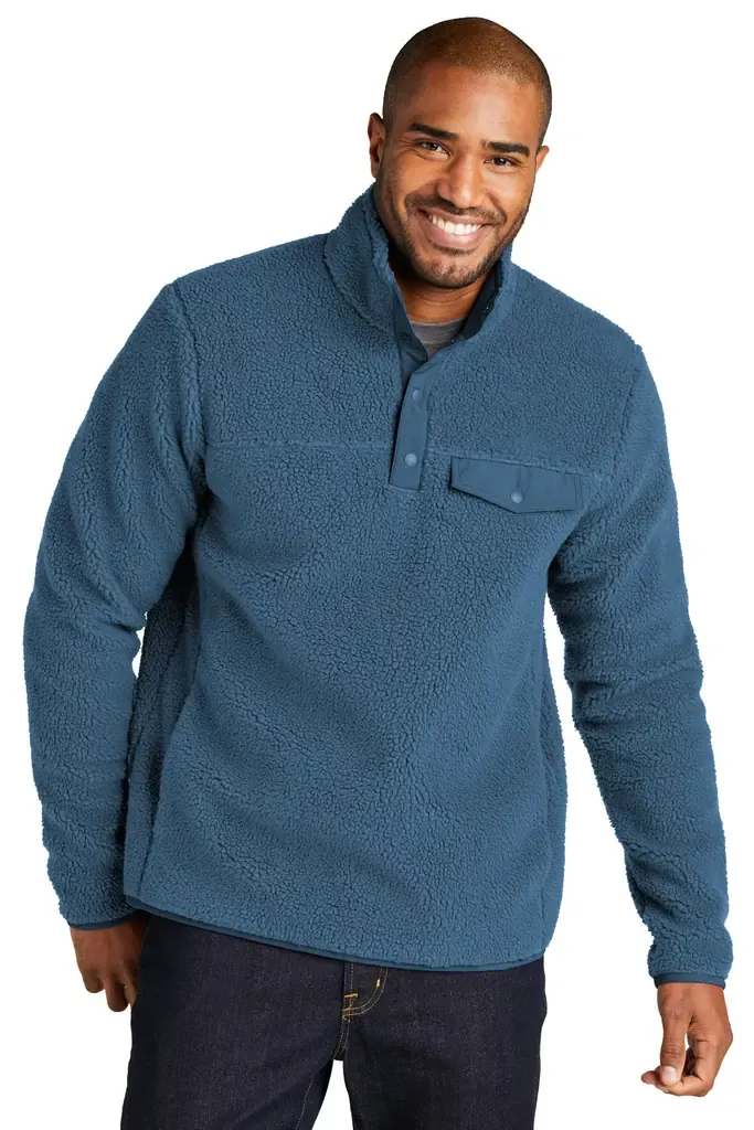 Port Authority® Camp Fleece Snap Pullover F140 - additional view 2
