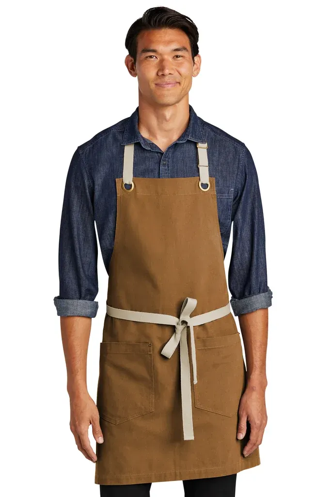 Port Authority® Canvas Full-Length Two-Pocket Apron A815 - additional view 2