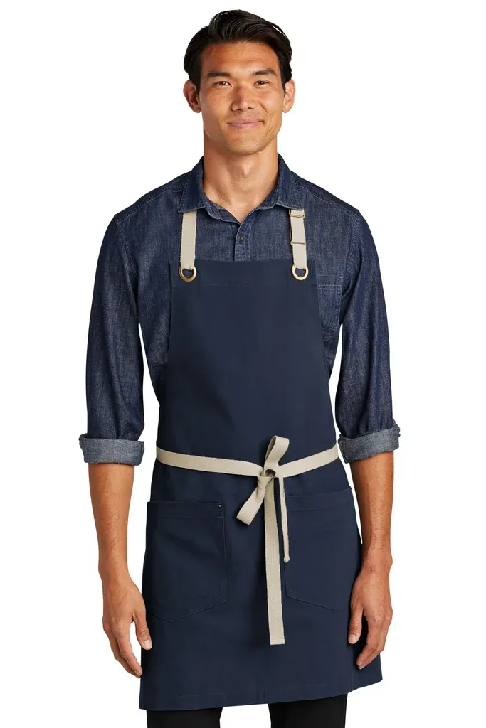 Port Authority® Canvas Full-Length Two-Pocket Apron A815 - additional view 1