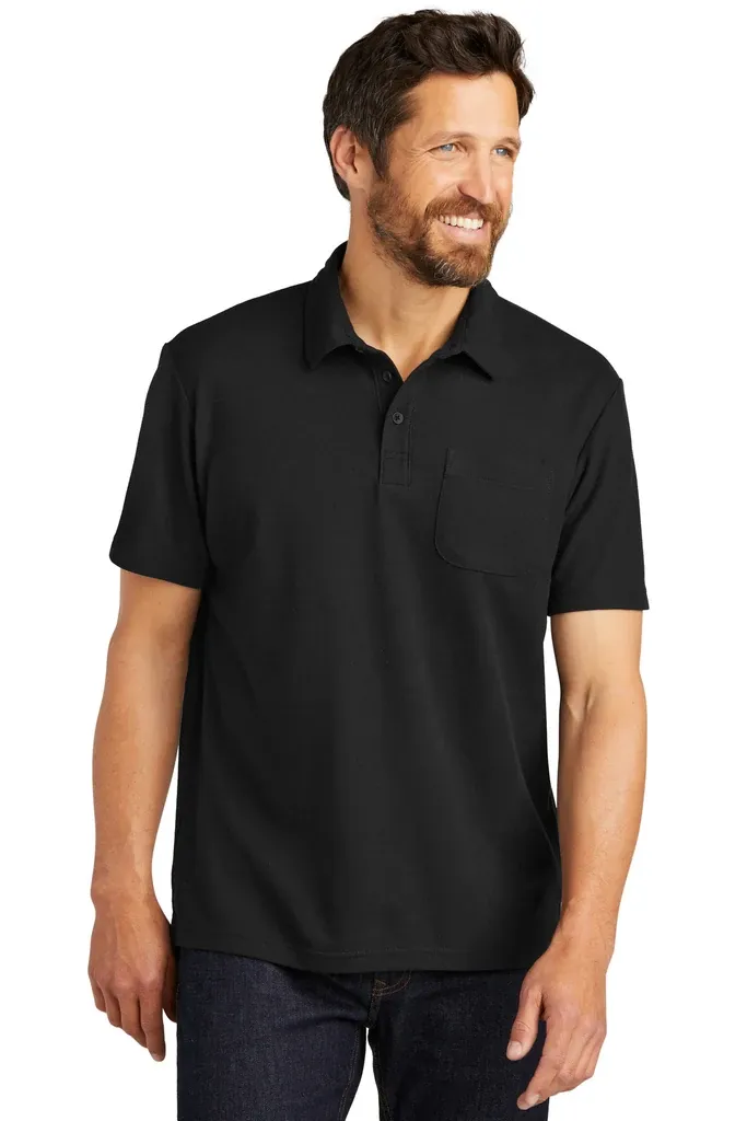 Port Authority® C-FREE® Cotton Blend Pique Pocket Polo K868 - additional view 4