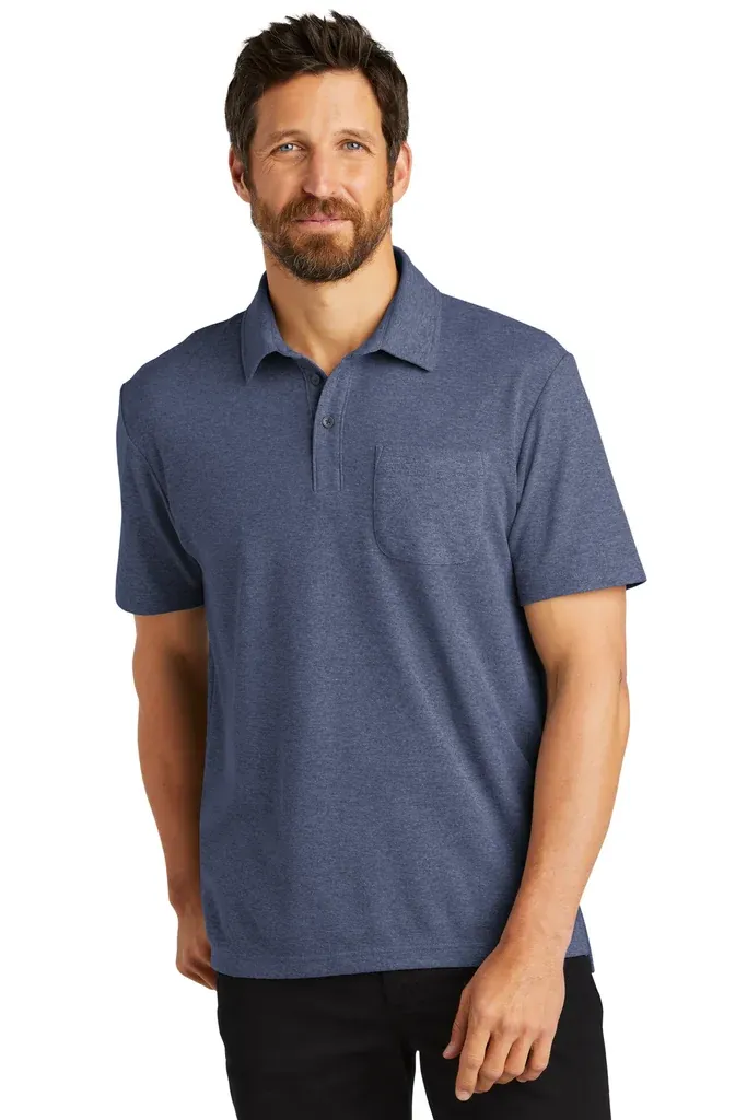 Port Authority® C-FREE® Cotton Blend Pique Pocket Polo K868 - additional view 3
