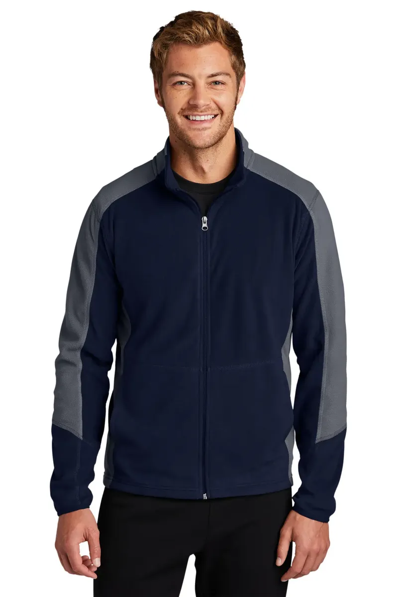 Port Authority® Colorblock Microfleece Jacket. F230 - additional view 3
