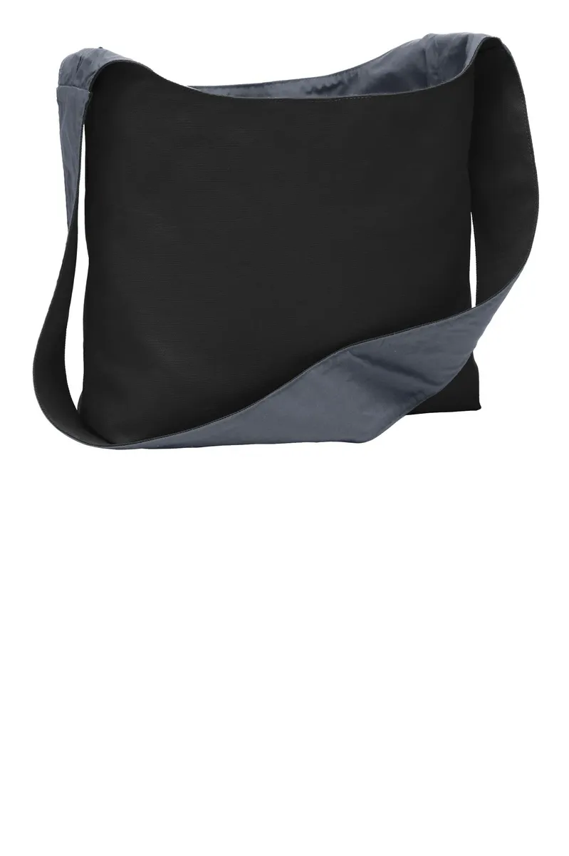 Port Authority® Cotton Canvas Sling Bag. BG405 - additional view 2