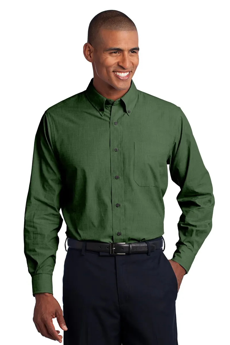 Port Authority® Crosshatch Easy Care Shirt. S640 - additional view 7