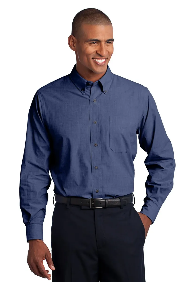 Port Authority® Crosshatch Easy Care Shirt. S640 - additional view 6