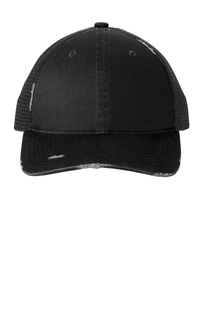 Port Authority® Distressed Mesh Back Cap C600 - additional view 2