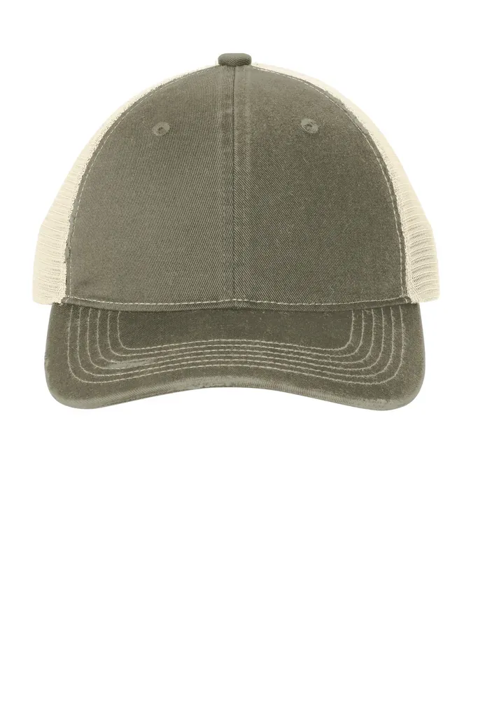 Port Authority® Distressed Mesh Back Cap C600 - additional view 3