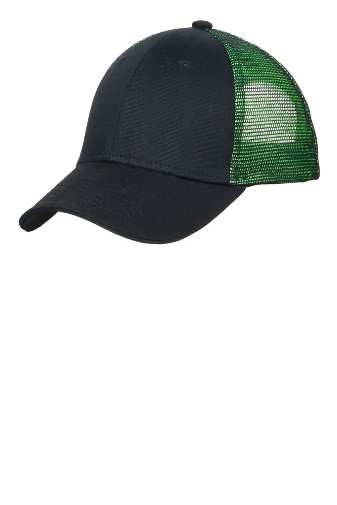 Port Authority® Double Mesh Snapback Sandwich Bill Cap. C818 - additional view 2