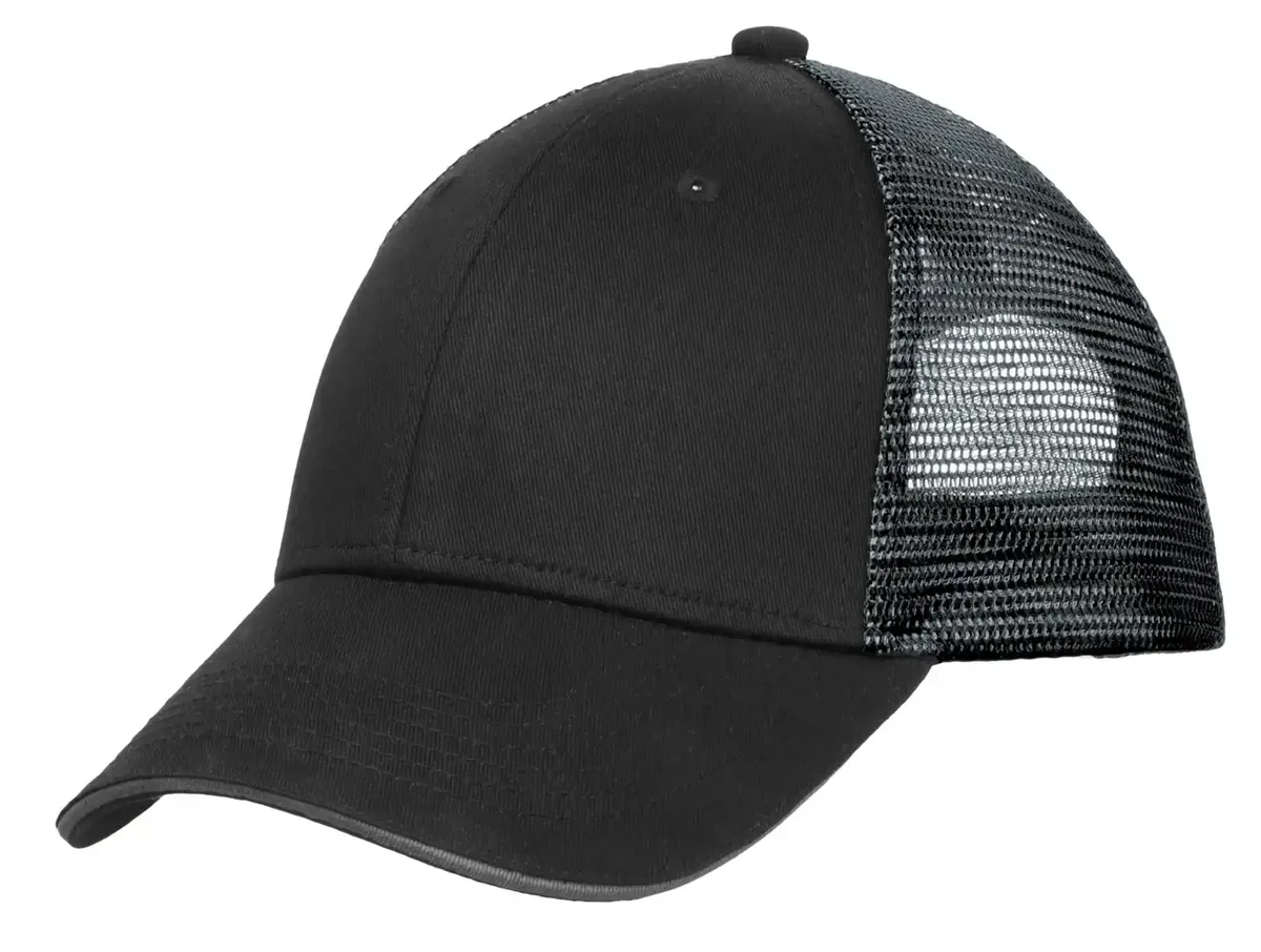 Port Authority® Double Mesh Snapback Sandwich Bill Cap. C818 - additional view 1