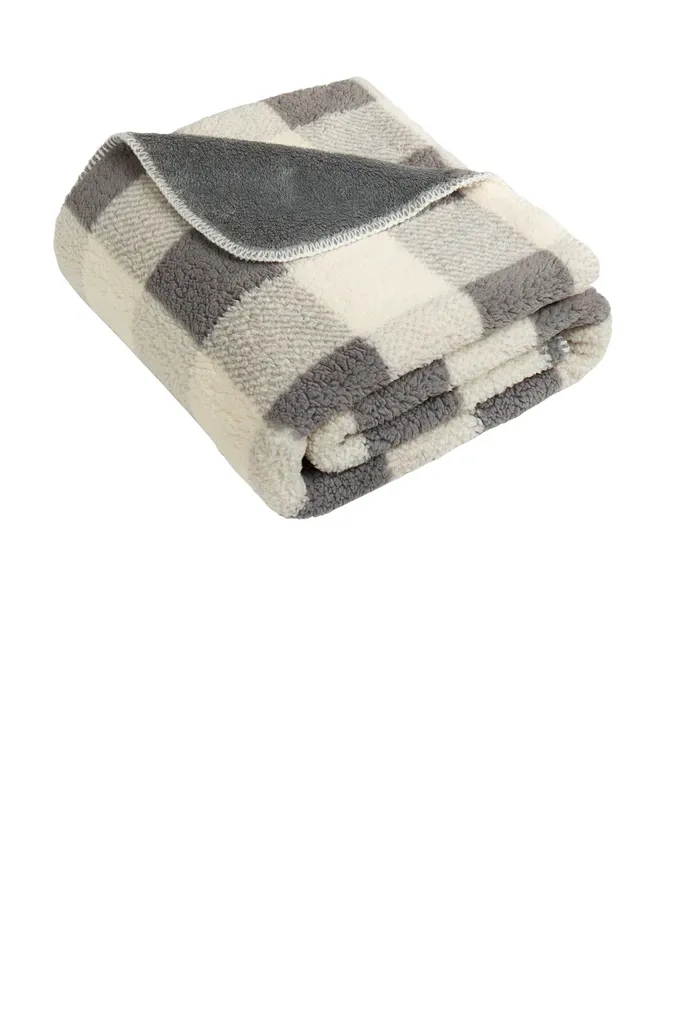 Port Authority® Double-Sided Sherpa/Plush Blanket BP48 - additional view 1