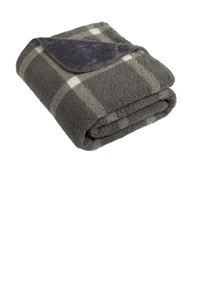 Port Authority® Double-Sided Sherpa/Plush Blanket BP48 - additional view 2