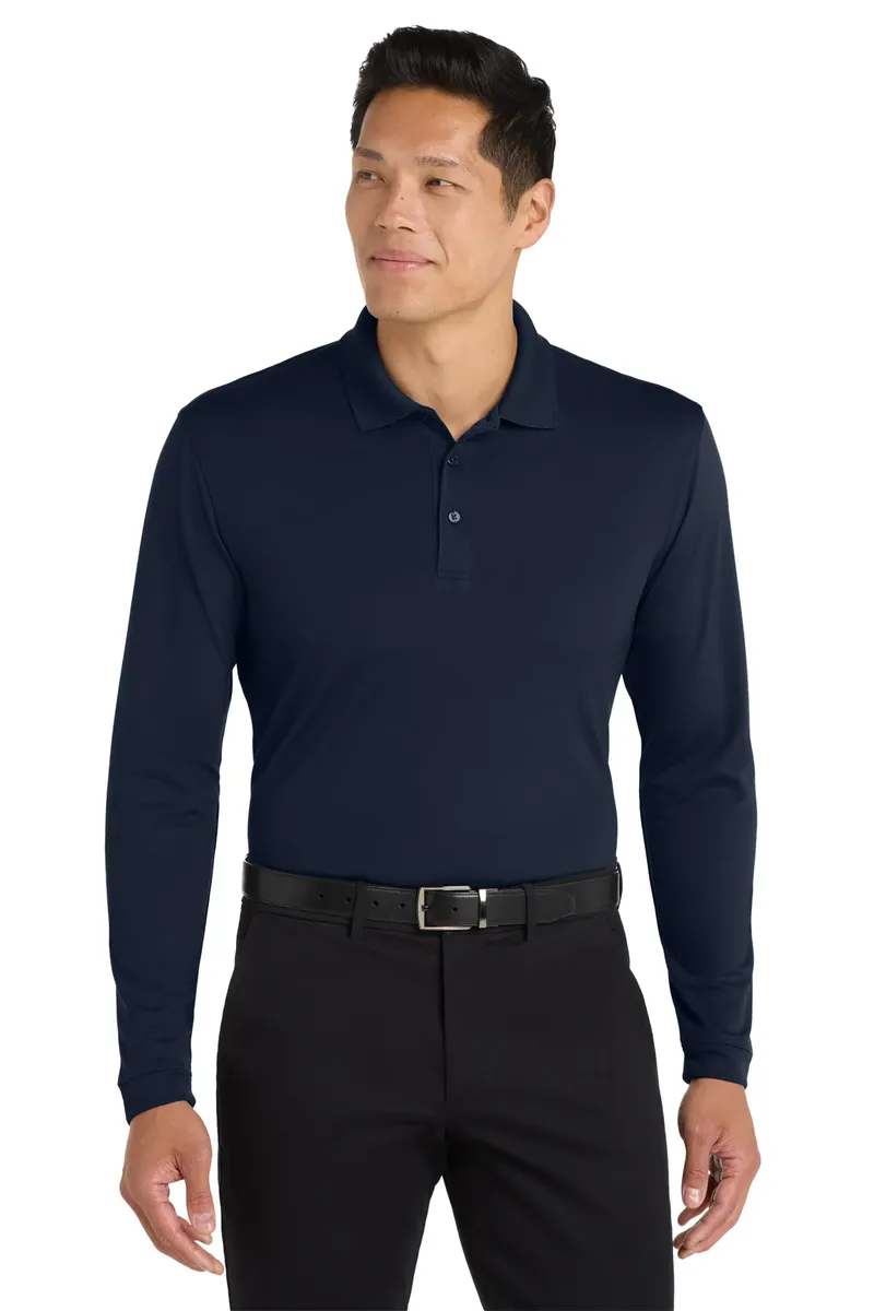 Port Authority ® Dry Zone ® UV Micro-Mesh Long Sleeve Polo K110LS - additional view 2