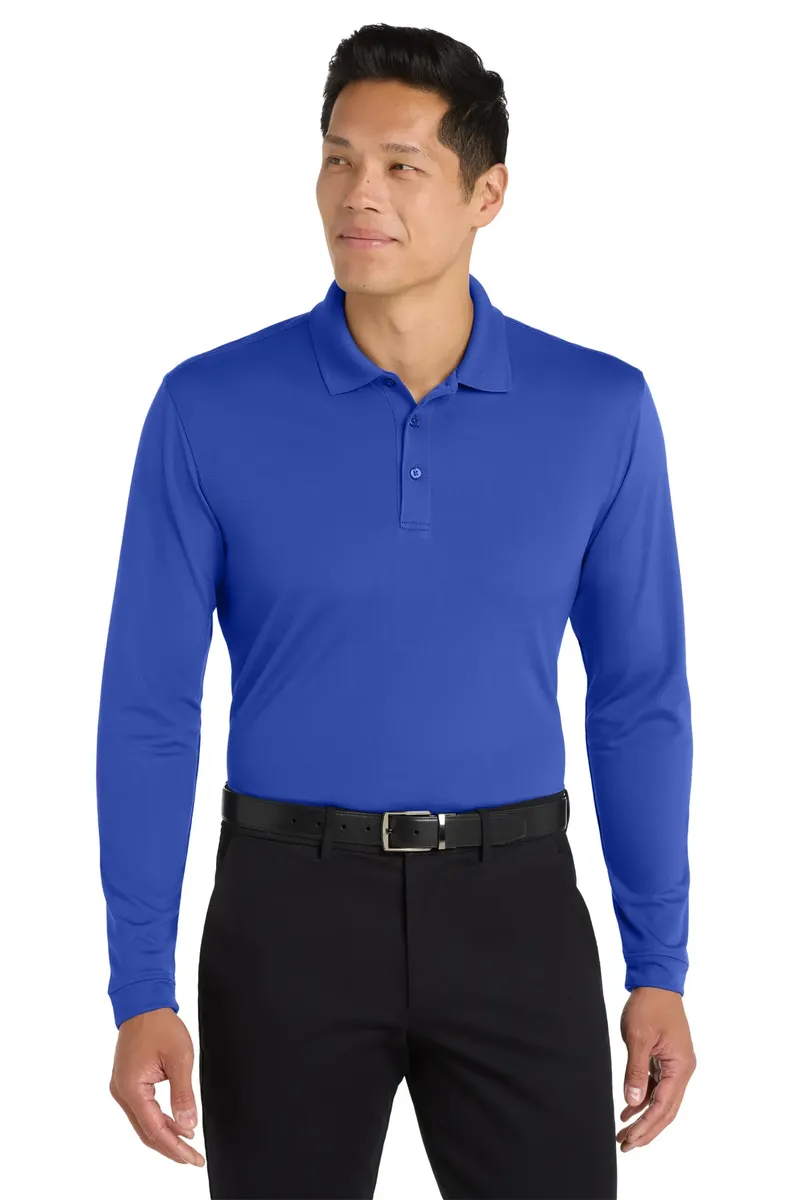Port Authority ® Dry Zone ® UV Micro-Mesh Long Sleeve Polo K110LS - additional view 1