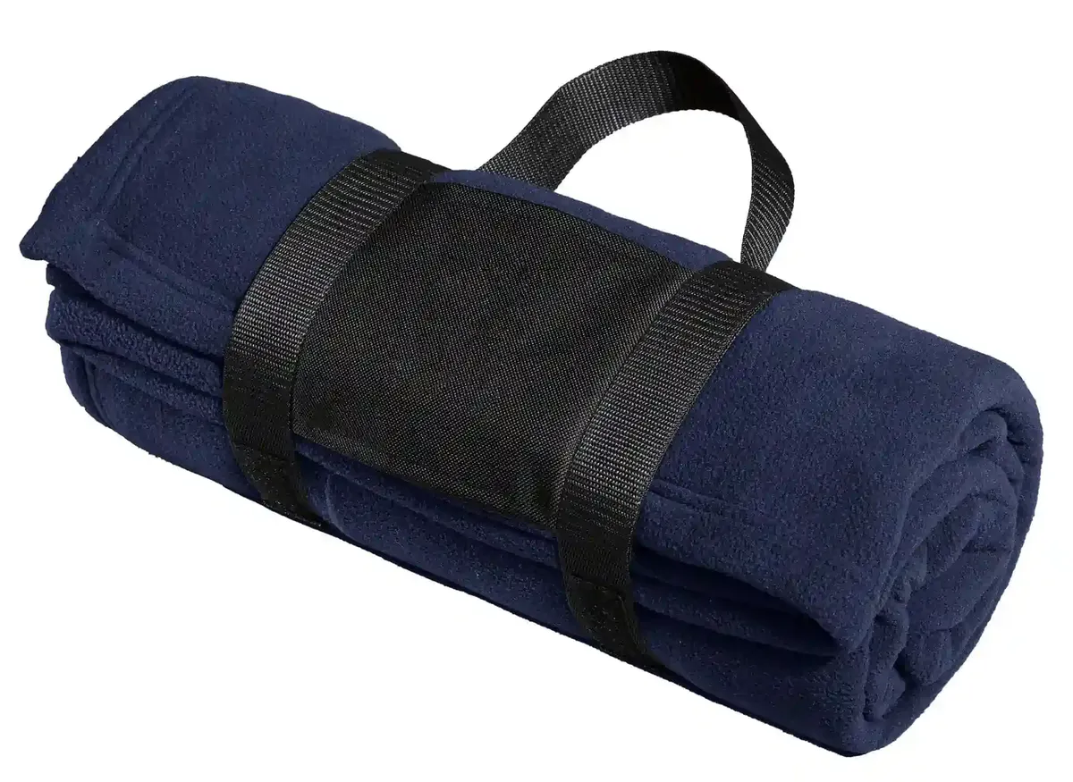 Port Authority® Fleece Blanket with Carrying Strap. BP20 - additional view 2