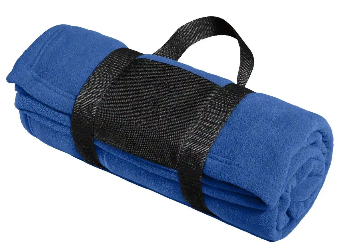 Port Authority® Fleece Blanket with Carrying Strap. BP20 - additional view 3