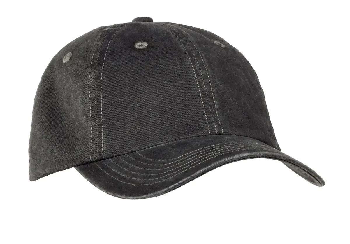 Port Authority® Garment-Washed Cap.  PWU - additional view 4