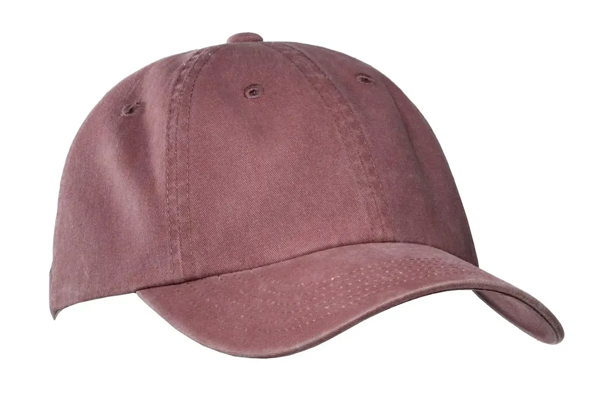 Port Authority® Garment-Washed Cap.  PWU - additional view 3