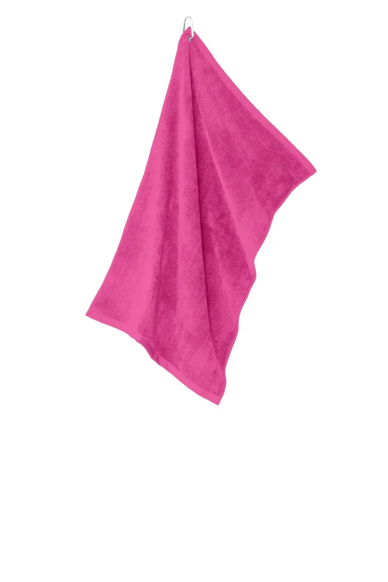 Port Authority® Grommeted Microfiber Golf Towel. TW530 - additional view 4