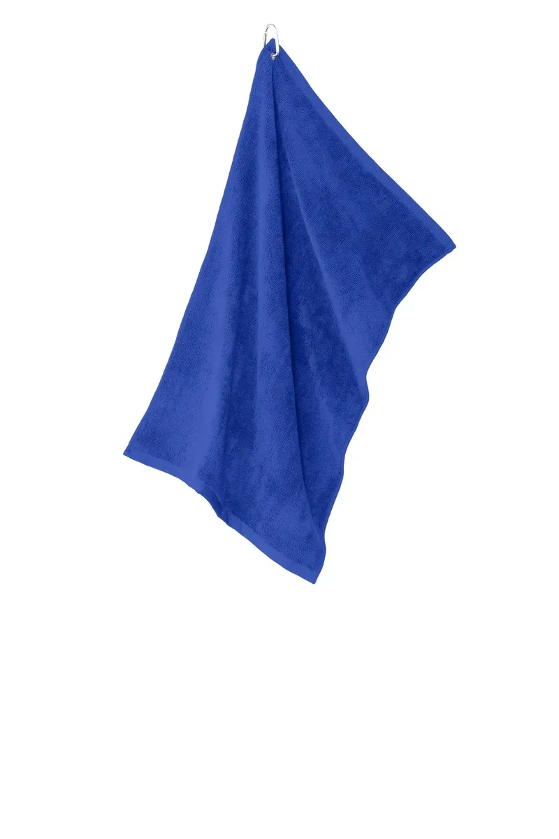 Port Authority® Grommeted Microfiber Golf Towel. TW530 - additional view 1
