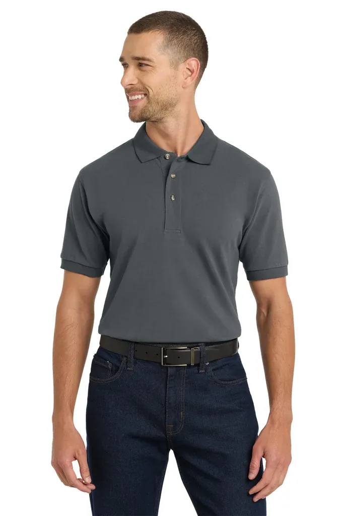 Port Authority® Heavyweight Cotton Pique Polo.  K420 - additional view 4