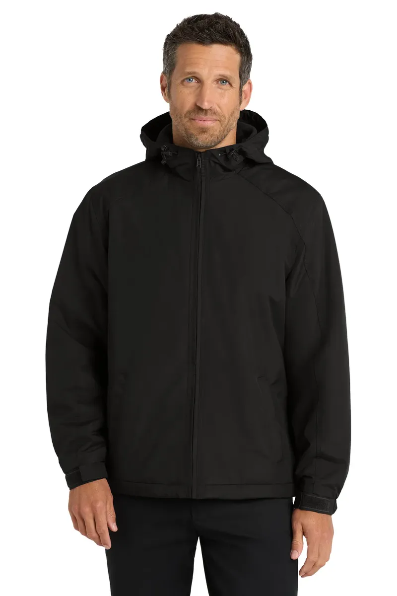 Port Authority® Hooded Charger Jacket. J327 - additional view 1