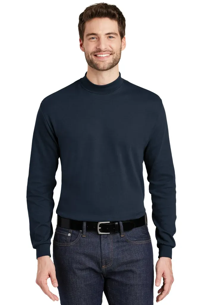 Port Authority® Interlock Knit Mock Turtleneck.  K321 - additional view 1