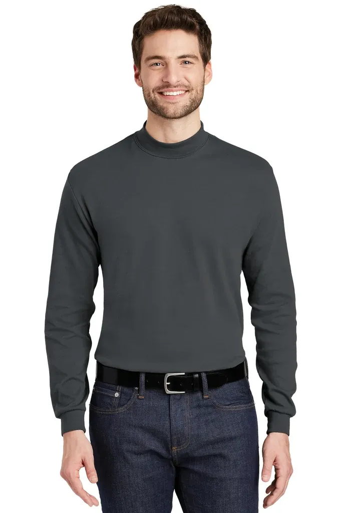 Port Authority® Interlock Knit Mock Turtleneck.  K321 - additional view 2
