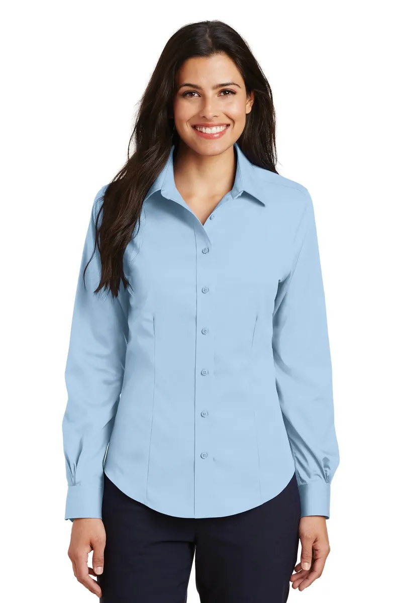 Port Authority® Ladies Non-Iron Twill Shirt.  L638 - additional view 2