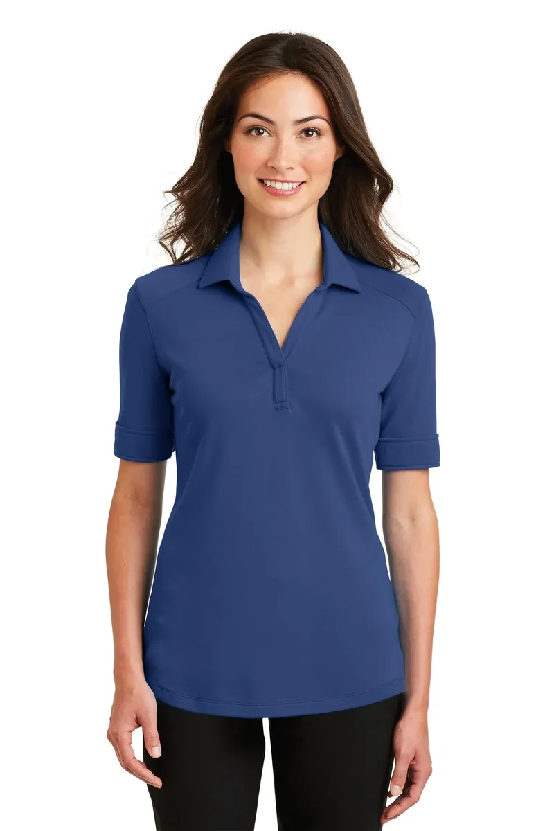 Port Authority® Ladies Silk Touch Interlock Performance Polo. L5200 - additional view 4