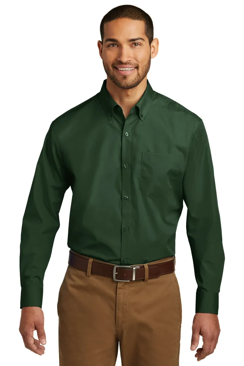 Port Authority® Long Sleeve Carefree Poplin Shirt. W100 - additional view 9