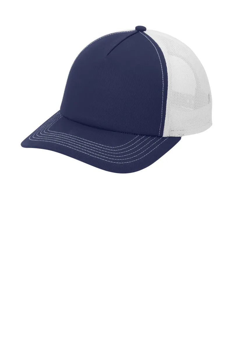 Port Authority® Low-Profile Snapback 5-Panel Trucker Cap C115LP - additional view 5