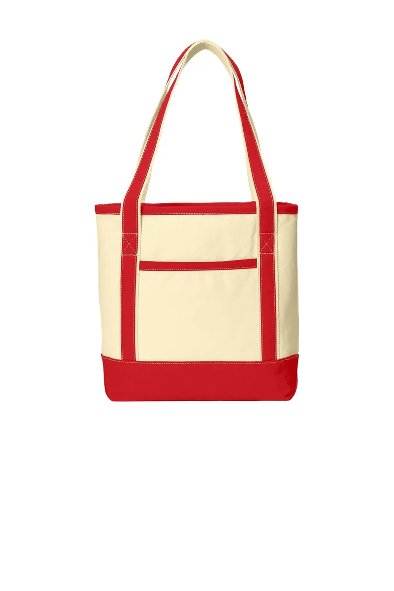 Port Authority® Medium Cotton Canvas Tote. BG412 - additional view 2
