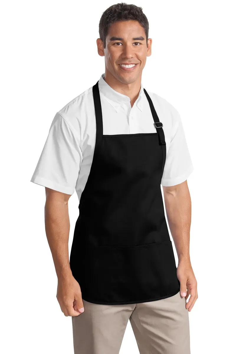 Port Authority® Medium-Length Apron with Pouch Pockets.  A510 - additional view 4
