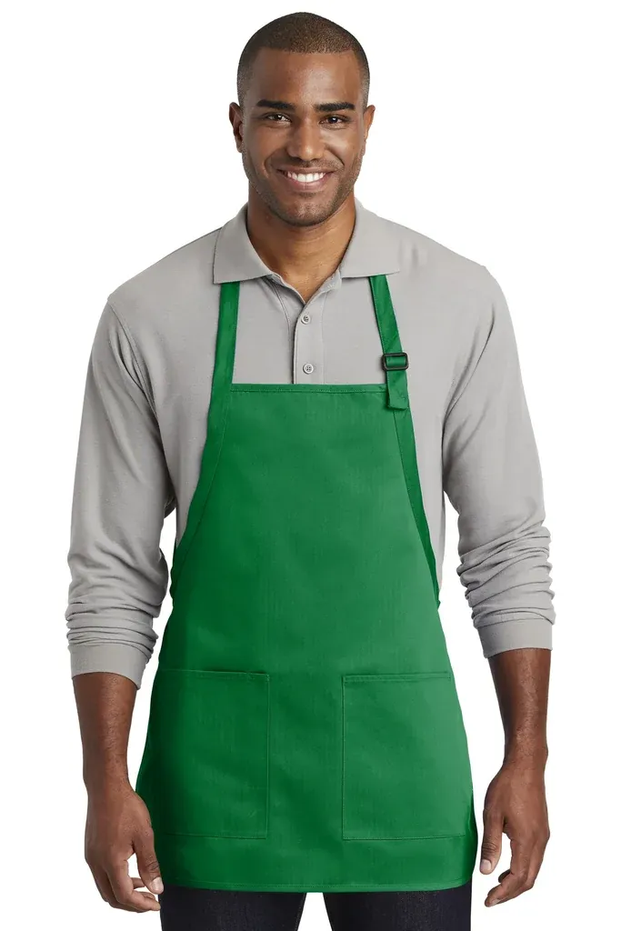 Port Authority ® Medium-Length Two-Pocket Bib Apron. A601 - additional view 1