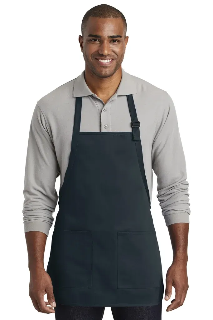 Port Authority ® Medium-Length Two-Pocket Bib Apron. A601 - additional view 2