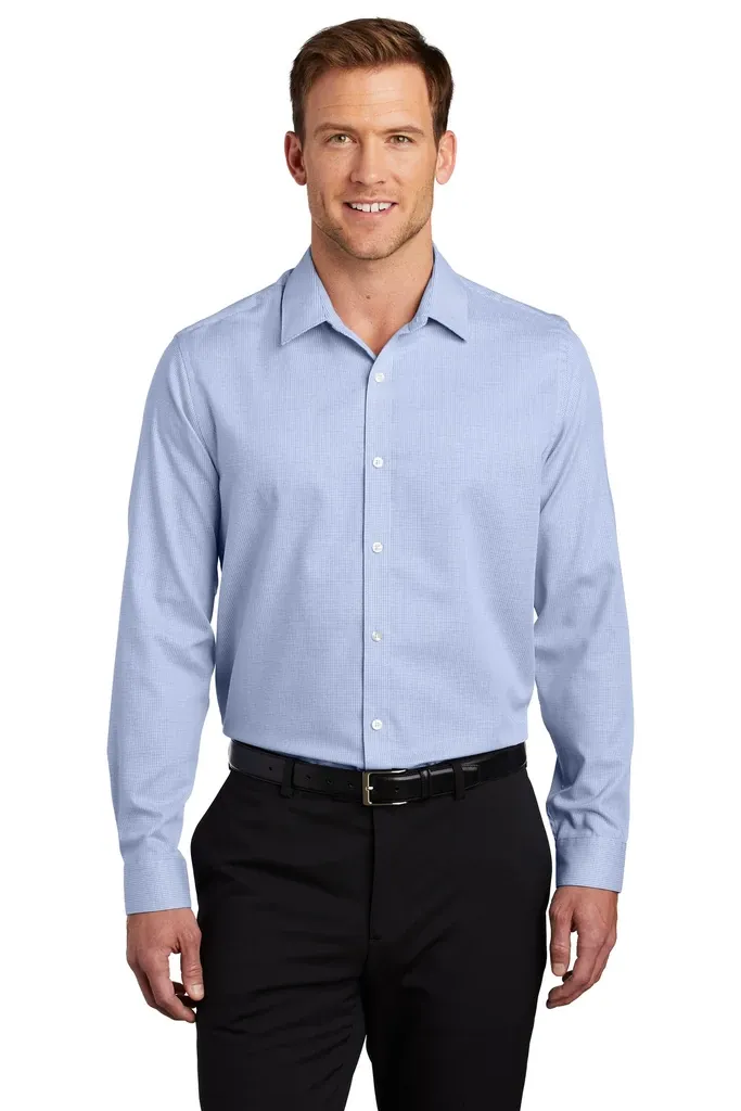 Port Authority ® Pincheck Easy Care Shirt W645 - additional view 1