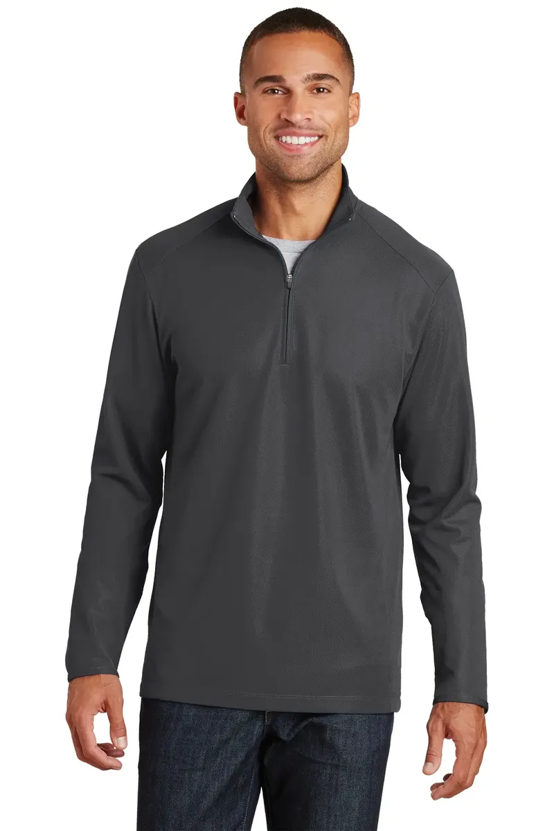 Port Authority® Pinpoint Mesh 1/2-Zip. K806 - additional view 3