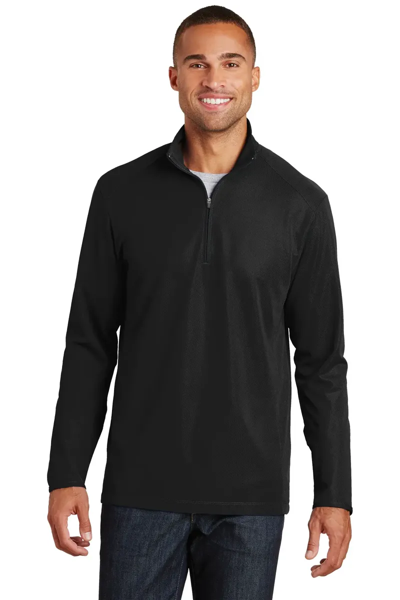 Port Authority® Pinpoint Mesh 1/2-Zip. K806 - additional view 2