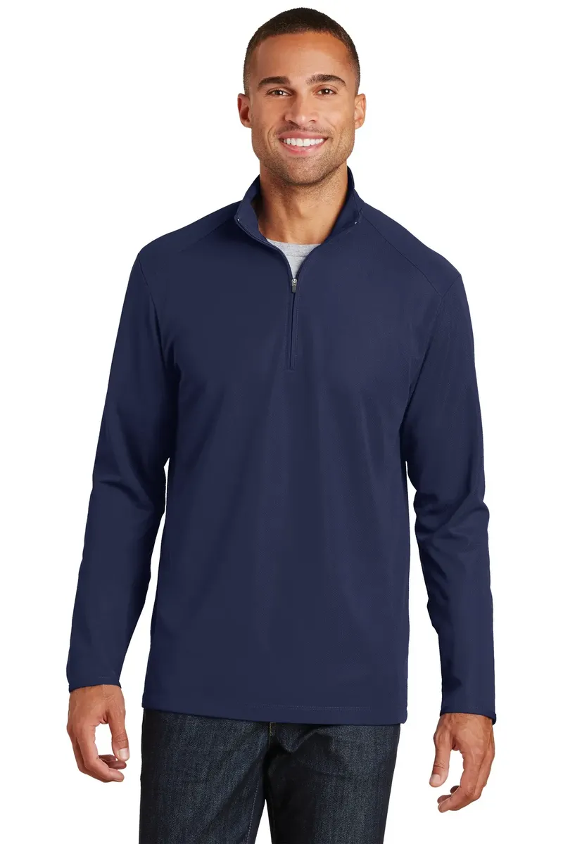 Port Authority® Pinpoint Mesh 1/2-Zip. K806 - additional view 4